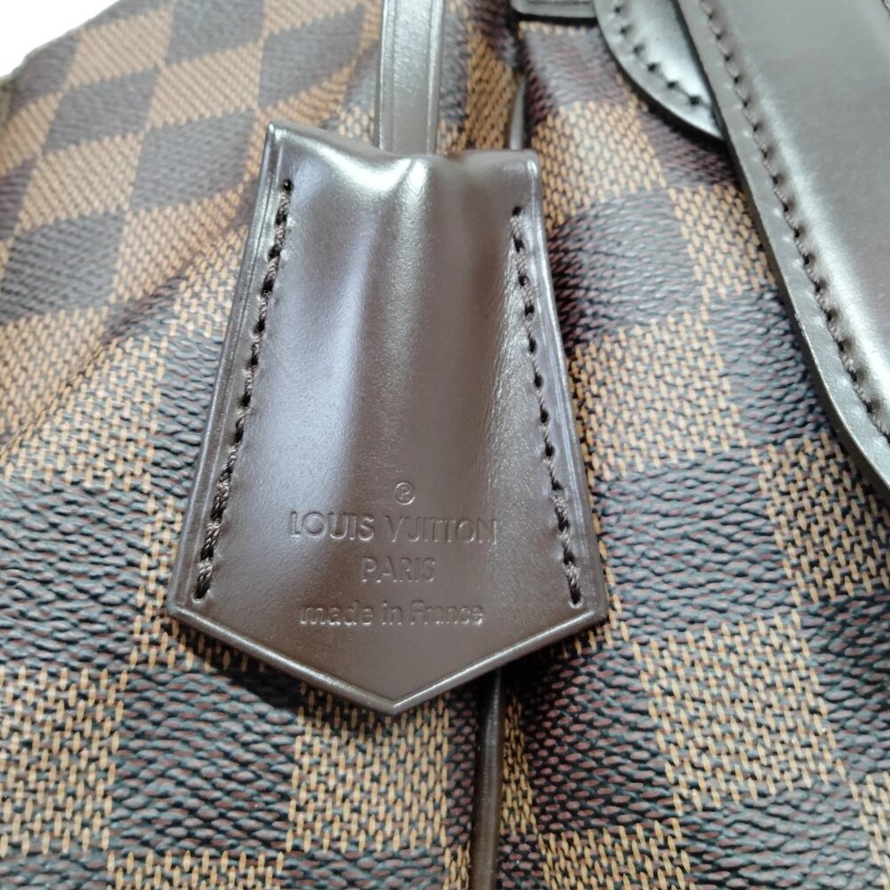 Louis Vuitton Verona MM Damier Ebene Handbag LV Brown Checkered Shoulder Bag - Picture 8 of 16